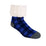 Dr. Johnny's Fuzzy Socks: BUFFALO CHECK BLUE