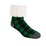 Dr. Johnny's Fuzzy Socks: BUFFALO CHECK GREEN