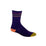 3 Pack - Diabetic Socks - Color Block - [Purple, Blue, Black]