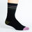 Color Block Black + Pink Diabetic Socks