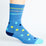 Polka Dots Navy + Teal Diabetic Socks