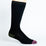 Color Block Black + Pink Cotton Compression Socks