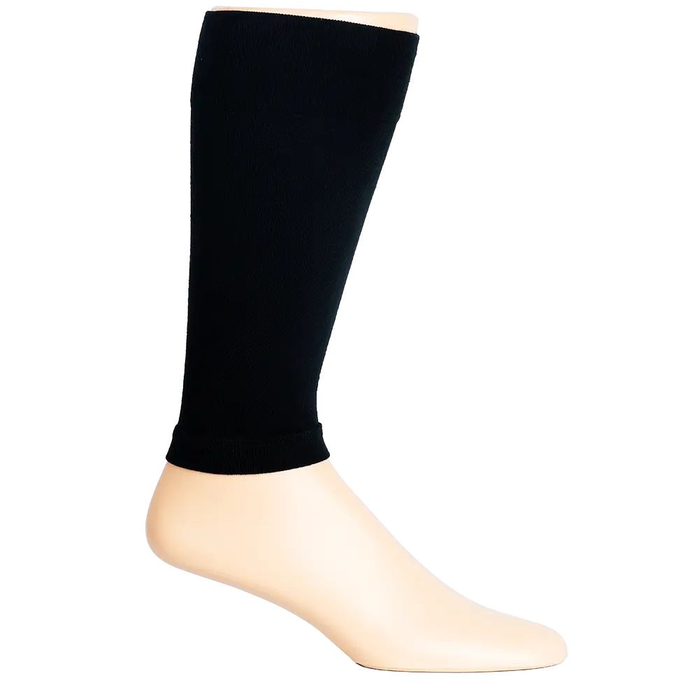 Solid Black Cotton Compression Sleeve